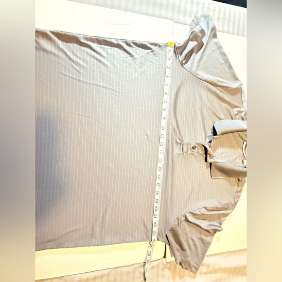 Perry Ellis Light Gray Polo Shirt Size XL - Picture 3 of 5